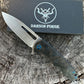 DFF-002 Forged Marble Carbonfiber Folding Knife