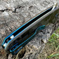 DFF-002 Forged Marble Carbonfiber Folding Knife