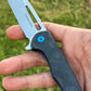 DFF-002 Forged Marble Carbonfiber Folding Knife