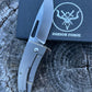 DFF-001 Forged Marble Carbonfiber Folding Knife