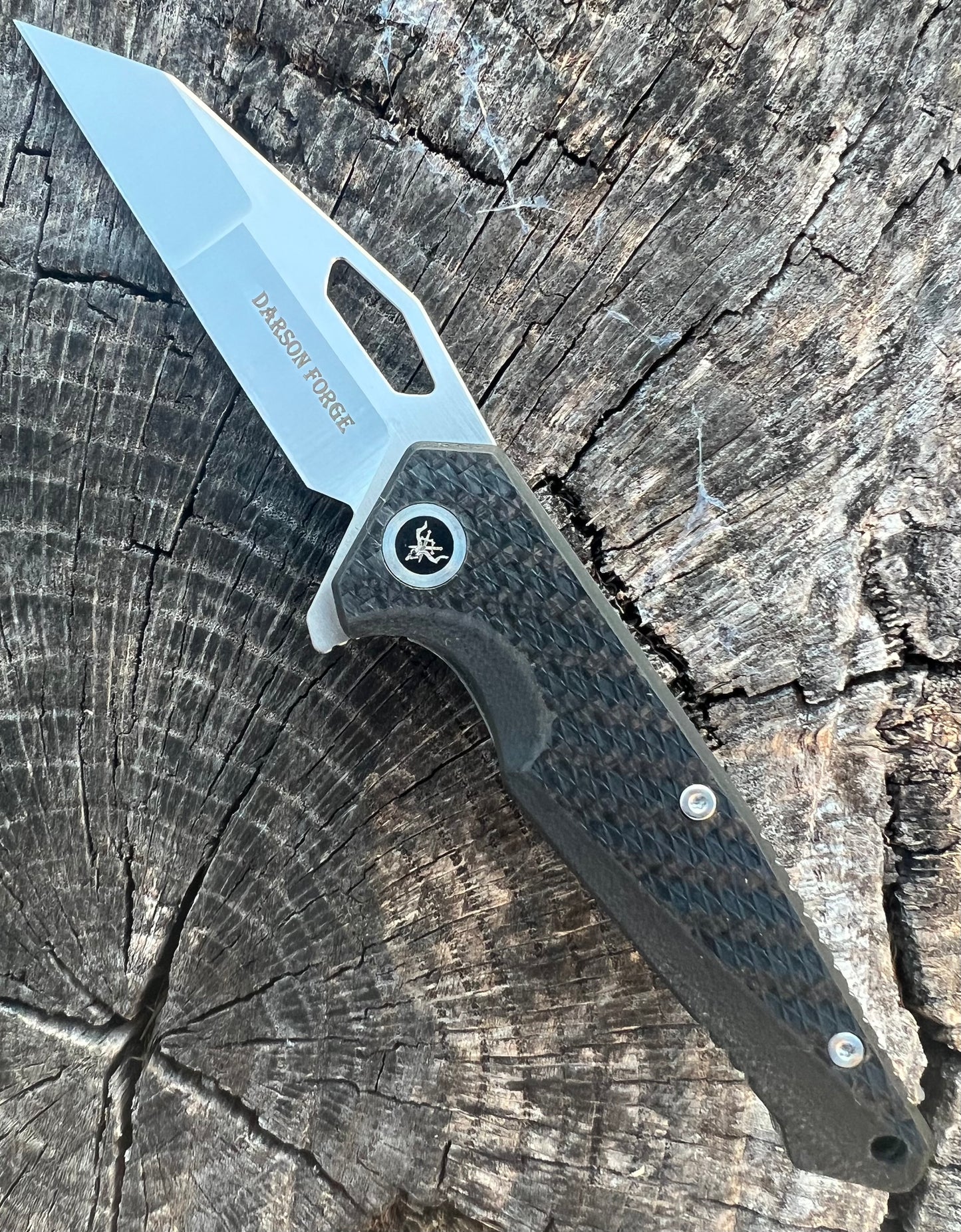 DFF-006 Carbonfiber & G10 Scales Folding Knife