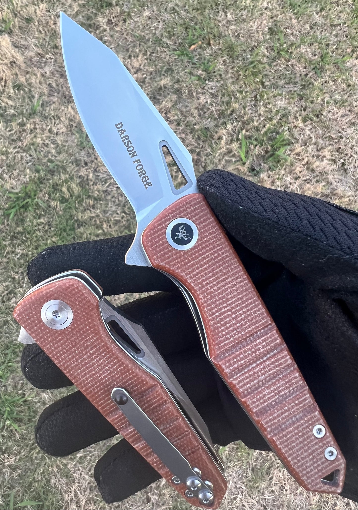 DFF-004 Micarta Scales Folding Knife